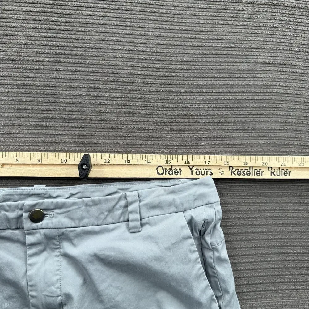 Lululemon Shorts Mens 34 Gray Chino Golf‎ Athletic Lightweight Casual Summer